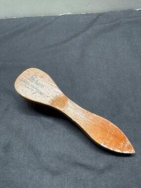 Star 100% Horsehair Shoe Polishing Brush Wood Handle Made In Brazil